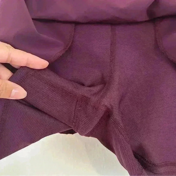 Athleta Midtown Skort Wild Bloom Purple Elastic Waist Athleisure Womens Sz 2 - Picture 9 of 13